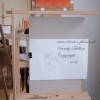 picture of my easel with mahlstick