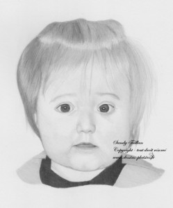 Anne portrait drawing of Sandy Taillan 